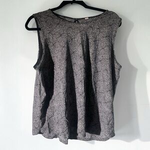 Lululemon Here To There Tank - Plush Petal Black Ghost - Size Large (10)